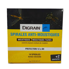 Digrain Mosquito Repellent Spiral X12